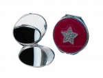 Fashionable Compact Mirrors w/ Rock Star Embellishment