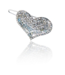 1.5" Fashion Hair Clips w/ Lovely Heart Ornament