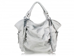 Designer Inspired Exquisite Tote Bag w/ Symmetrical Scrunch Structure