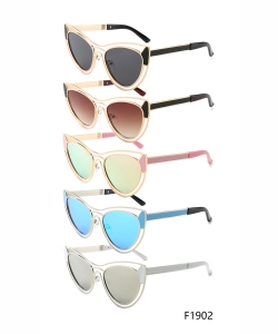 1 Dozen Pack Designer Inspired Women's Sunglasses F1902