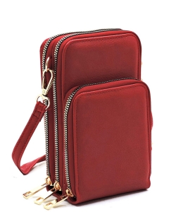 Fashion Crossbody Bag Cell Phone Purse AD081 RED