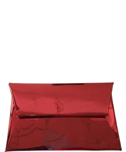 Mirror Metallic Clutch Bag MH080 RED