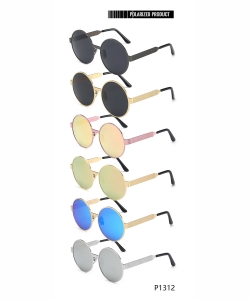 1 Dozen Pack Designer Inspired Polarized Fashion Sunglasses P1312