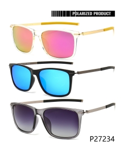 1 Dozen Pack Designer Inspired Polarized Fashion Sunglasses P27234