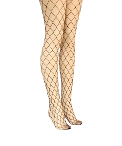 12 pcs Fishnet Tights with Beaded Pearl SO320023