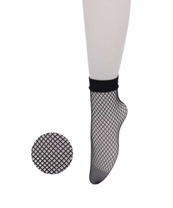 12 Pairs Fishnet Ankle High Socks SO400021