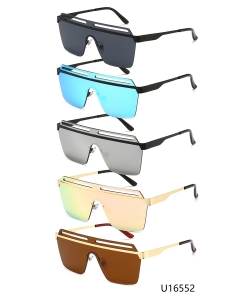 12 Pieces/Pack Unisex Designer Western Sunglasses U16552a