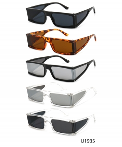 12 Pieces/Pack Unisex Designer Western Sunglasses U1935