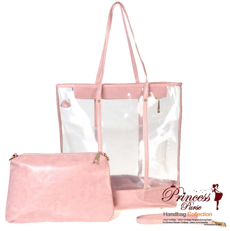 Designer Inspired 2 Piece Clear Handbag: Wholesale Handbags | Fashion ...