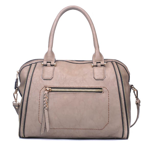 UE Original Style Vegan Leather Handbag - Huntley 10339 - Grey: Wholesale Handbags | Fashion ...