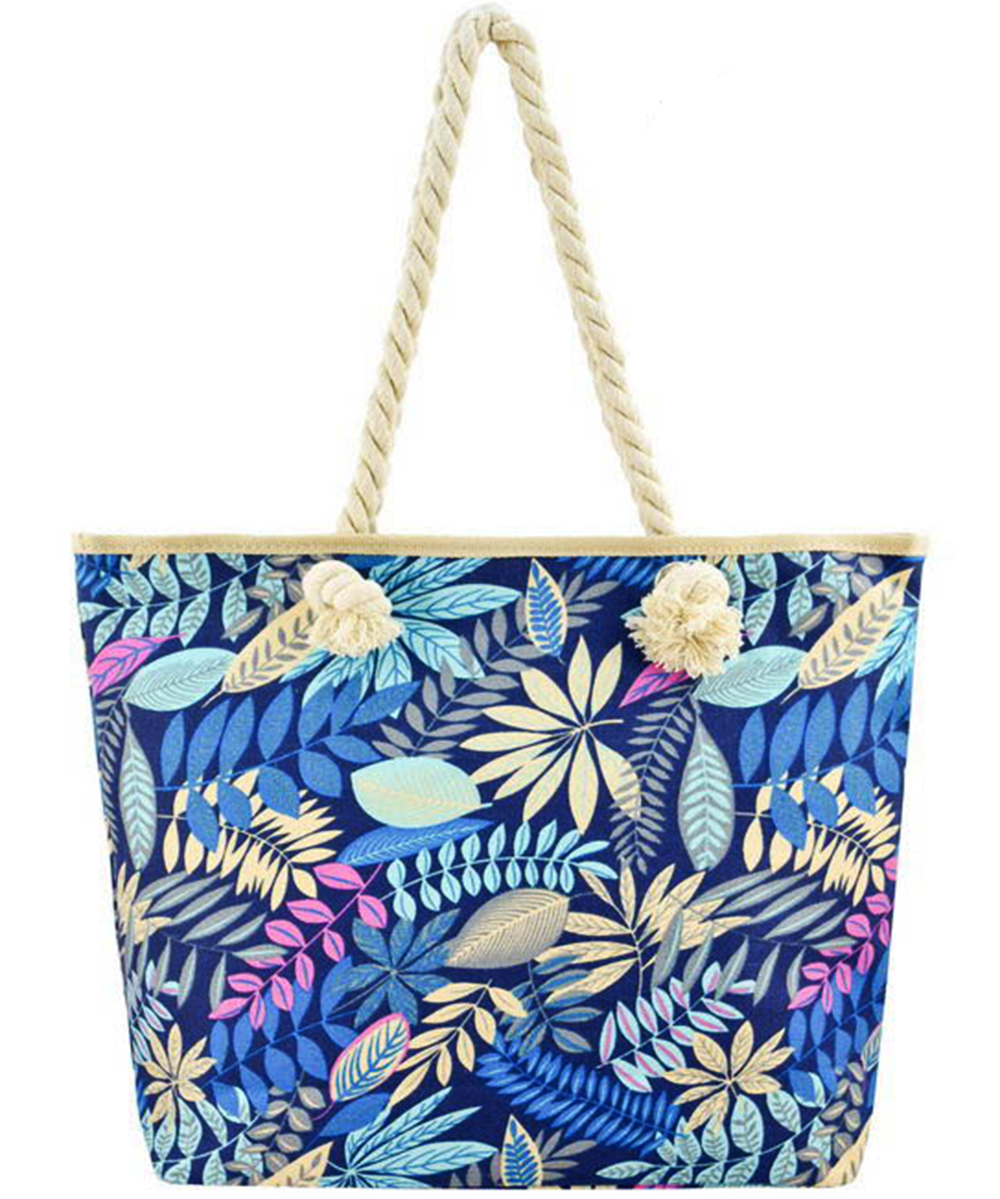 Designer Tropical Canvas Tote Bag FC00502: Wholesale Handbags | Fashion ...
