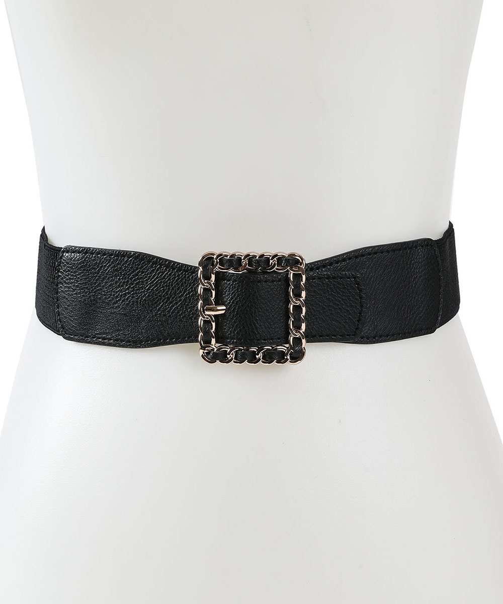 Chain Buckle Stretch Fashion Belt BT320047
