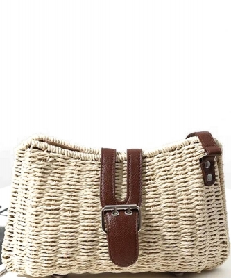 Ladies Vintage Straw Woven Bag 011