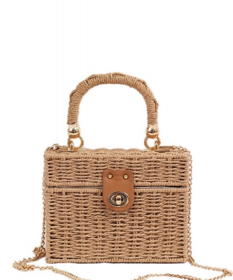 Ladies Vintage Straw Woven Bag 013