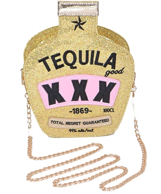 Glitter Tequila Iconic Swing Box Clutch 111-PPC5230