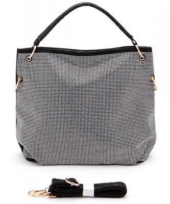 Rhinestone Top Handle Tote Bag 3067