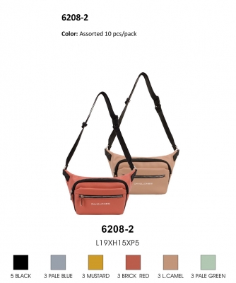 Package of 10 Pieces David Jones Fanny Pack 6208-2