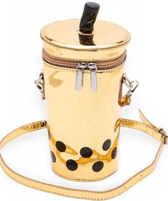 Mirror Boba Tea Novelty Crossbody Swing Bag 784