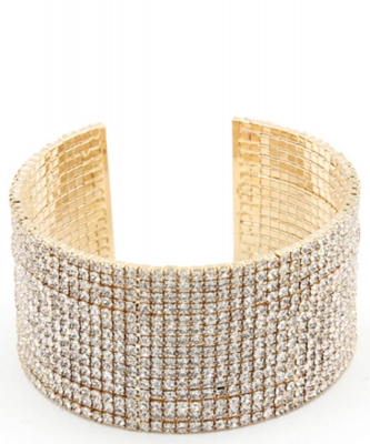 Rhinestone Cuff Bracelet Bangle for Women BS300034