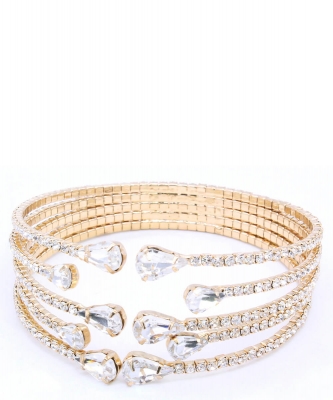 Rhinestone Cuff Bracelet BS810016