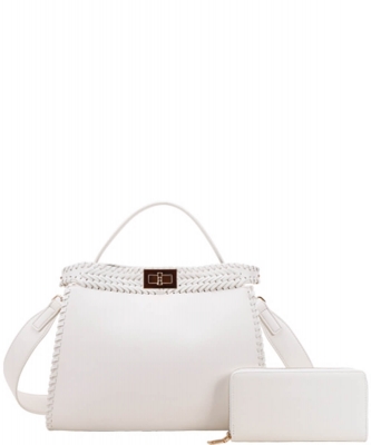 Fashion Satchel with Wallet Set BZ-1143W