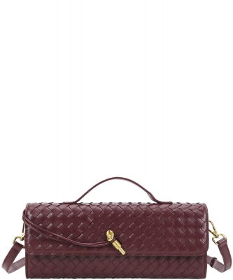 Woven Fashion Handle Clutch Evening BZ-1211