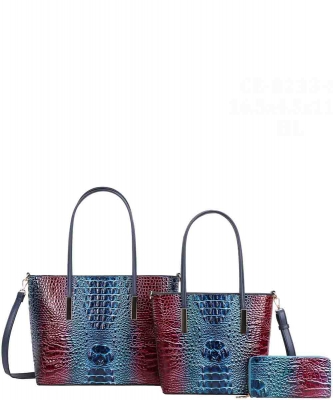3in1 Croc Shoulder Bag Set CE-8233-S