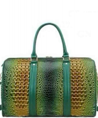 Tie-dyed Crocodile Duffle Bag CE-8755
