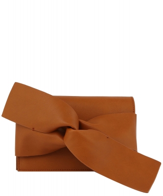 Bow Accent Clutch Crossbody Bag C-0132