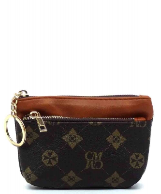 CM Monogram Keychain Coin Purse CM002