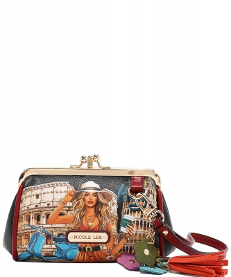 Mini Kiss Lock Coin Purse Wristlet CP6614Mini Kiss Lock Coin Purse Wristlet CP6614