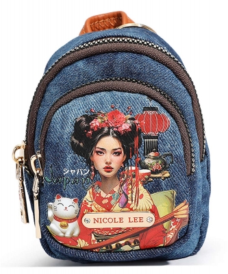 Denim Backpack Coin Purse By Nicole Lee CP7704D