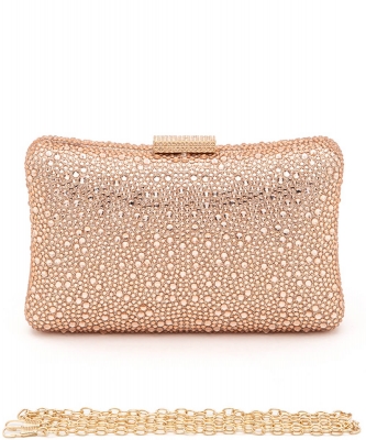 Crystal Pave Statement Box Clutch D7851