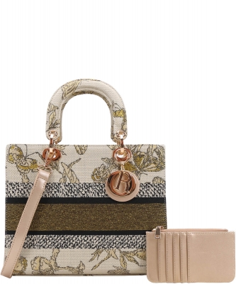 Butterfly The Tote Bag For Women With Wallet DF8-9143K