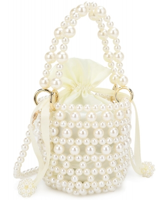Beaded Handbag Bucket Clutch Bag DS-5201