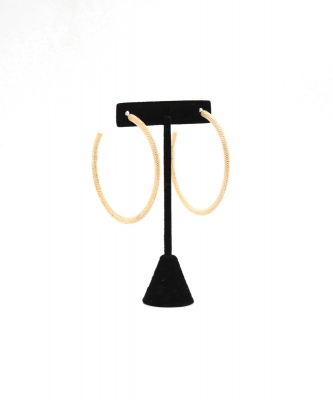 Hoop Textures Earring EH702565GDGD