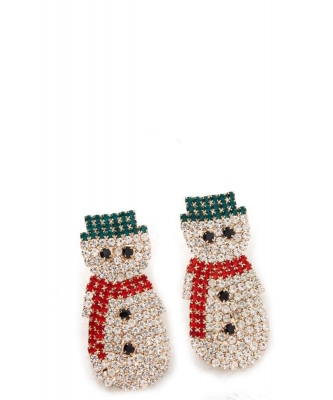 Gold Snow Man Earring  ES810002