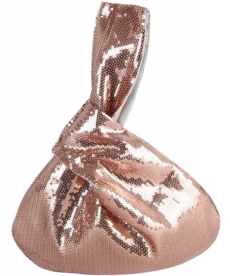 Twist Knot Sequin Wristlet EWB038