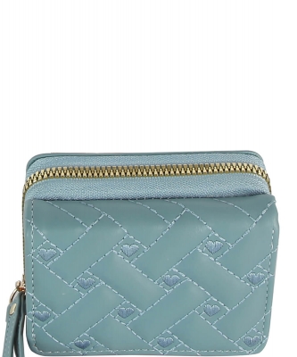 Heart Quilted Tri-fold Wallet EWB113