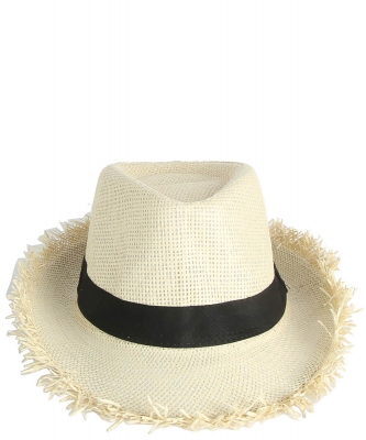 Straw Panama Fedora Hat EWB153