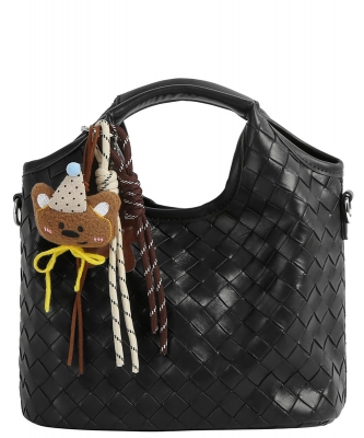 Bag Charm Woven Satchel EWB231