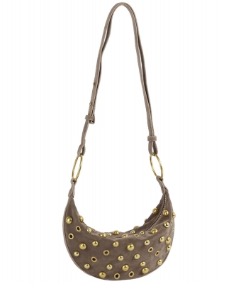 Bubble Rivet Hobo Crossbody Bag EWB258