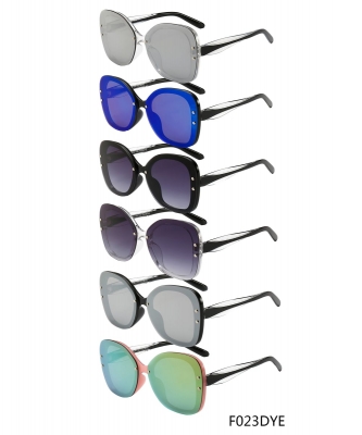 Designer Western Oversized Sunglasses F023DYE