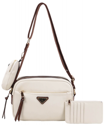 3n1 Trendy Crossbody With Wallet and Coin Purse FS-1158K
