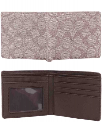 Oval Pattern Bi-Fold Wallet FT-1028