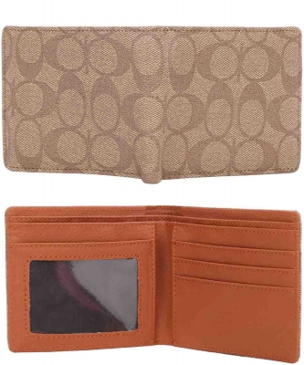 Oval Pattern Bi-Fold Wallet FT-1028