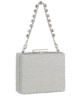 Rhinestone Net Evening Bag Clutch GLS0083