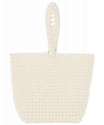 Beaded Pearl Clutch Wristlet Bag GM0002