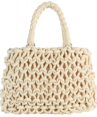 Crocheted Woven Macrame Knot Satchel GMS0002