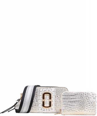 Croc Mini Crossbody Bag With Wallet Set GX-1026A